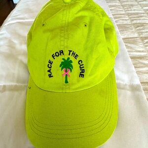 RACE FOR THE CURE Baseball Cap, OS, Lime Green, NWOT